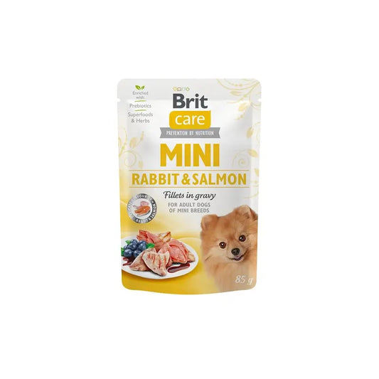 Brit Care Dog Mini Cone Salmon Pouch 24 x 85 grams