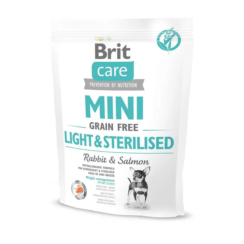 Brit Care Dog Mini Grain-Free Light for Neutered Dogs 400 grams