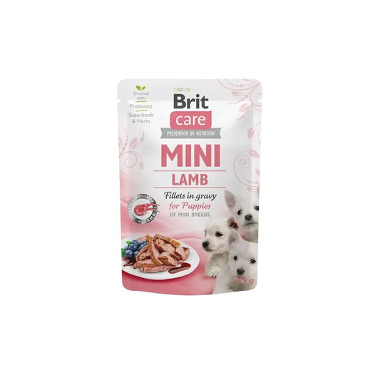 Brit Care Dog Mini Puppy Lamb Pouch 24 x 85 grams