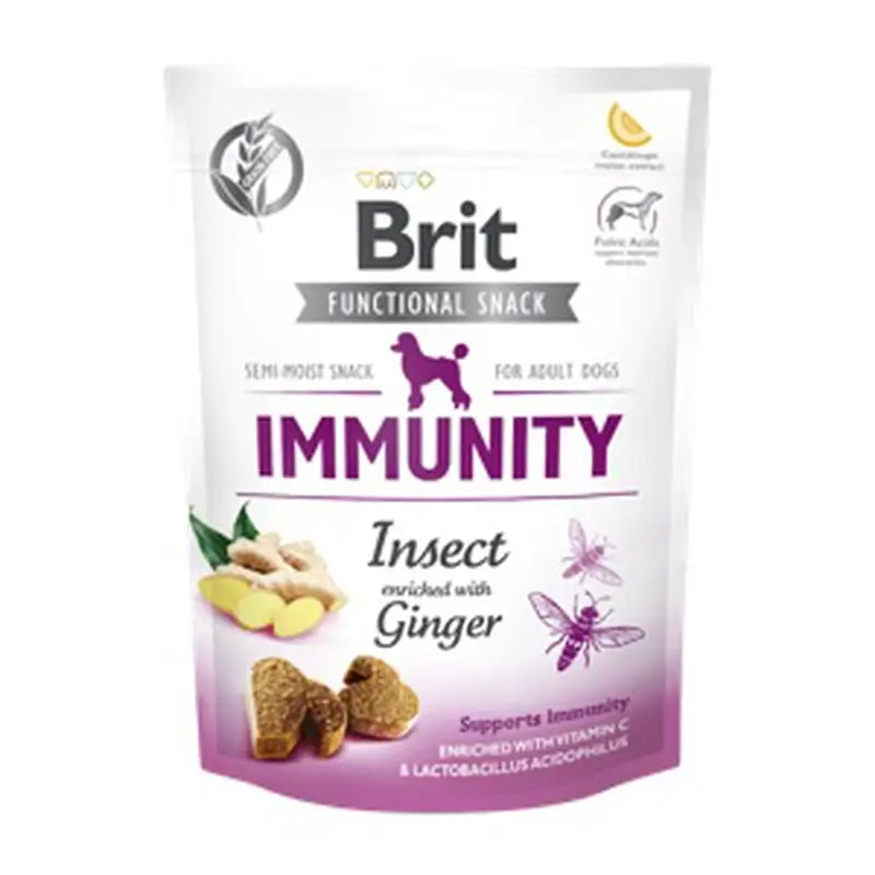 Brit Care Dog Snack Immunity Insects 10x150g