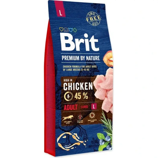 Brit Premium By Nature Dog Adult L 15Kg for Dogs