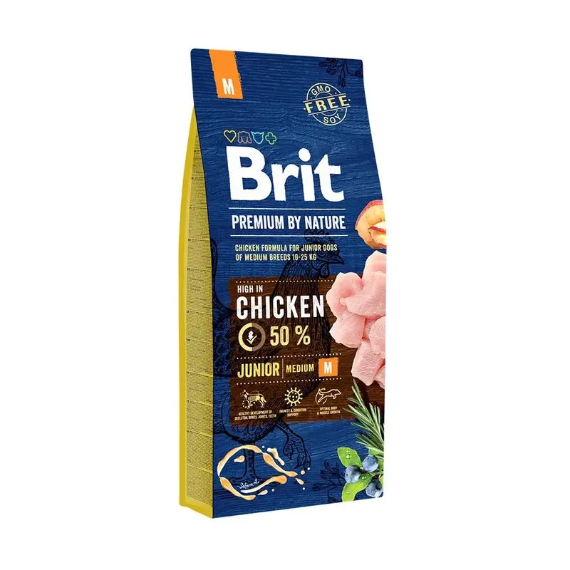 Brit Premium Dog Nature Junior M 15kg
