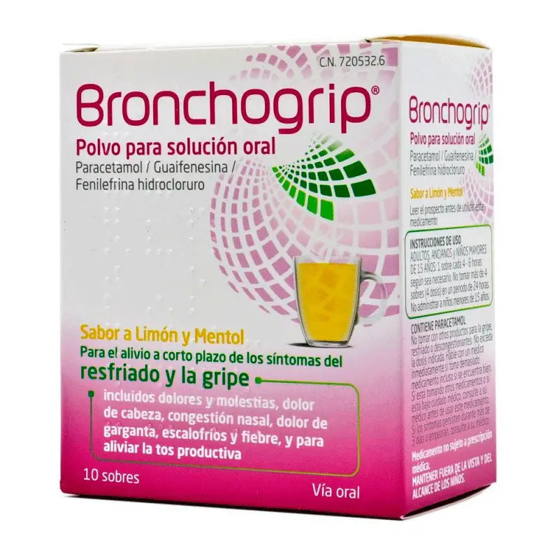 Bronchogrip Oral Solution, 10 Powder Sachets