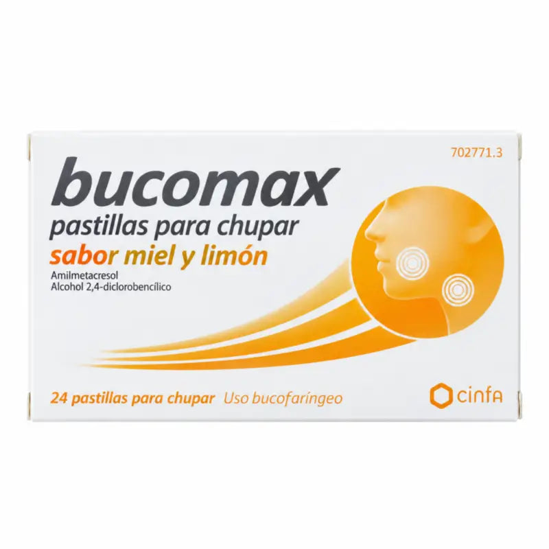 Bucomax Honey Lemon Flavour 24 Lozenges