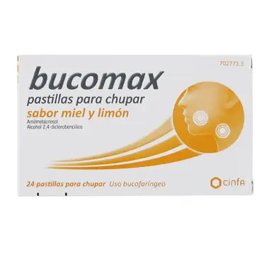 Bucomax Honey Lemon Flavour 24 Lozenges