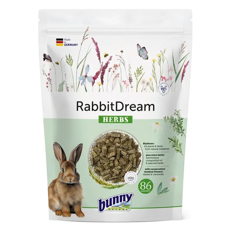 Bunny Dwarf Rabbit Herb Dream Food 600Gr