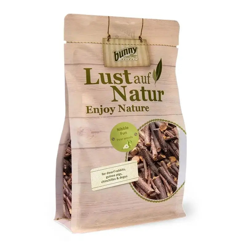 Bunny Pear Wood Chewing Bunny 4X200Gr