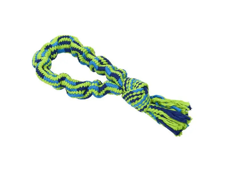 Buster Bungee Cord With Handle, 1 Knot Blue/Green, 33Cm