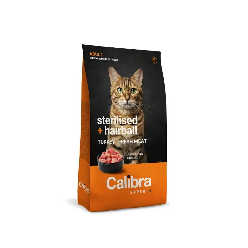 Calibra Cat Expert+ Adult Sterilised & Hairball Feed 1.5Kg