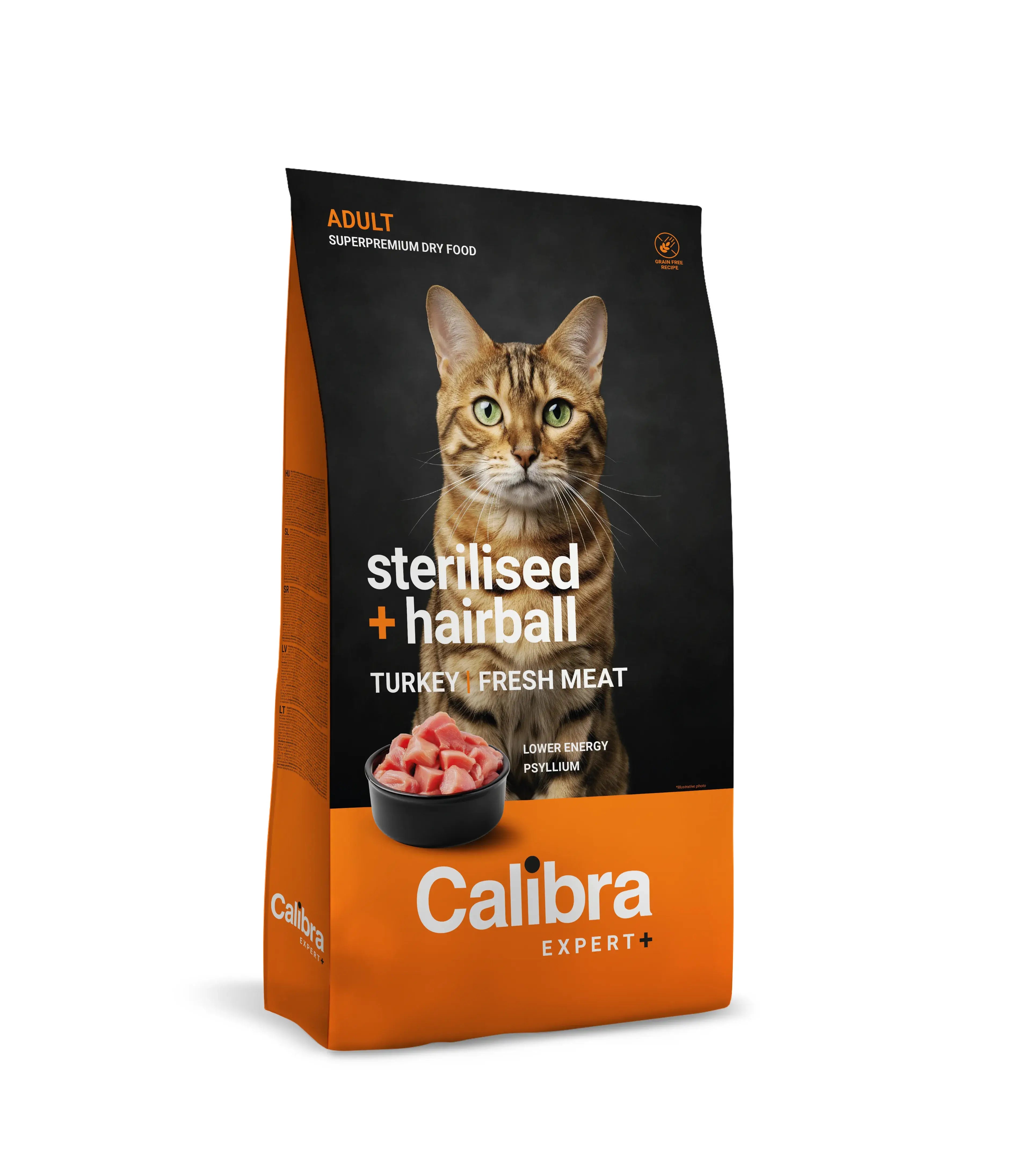 Calibra Cat Expert+ Adult Sterilised & Hairball Feed 400G