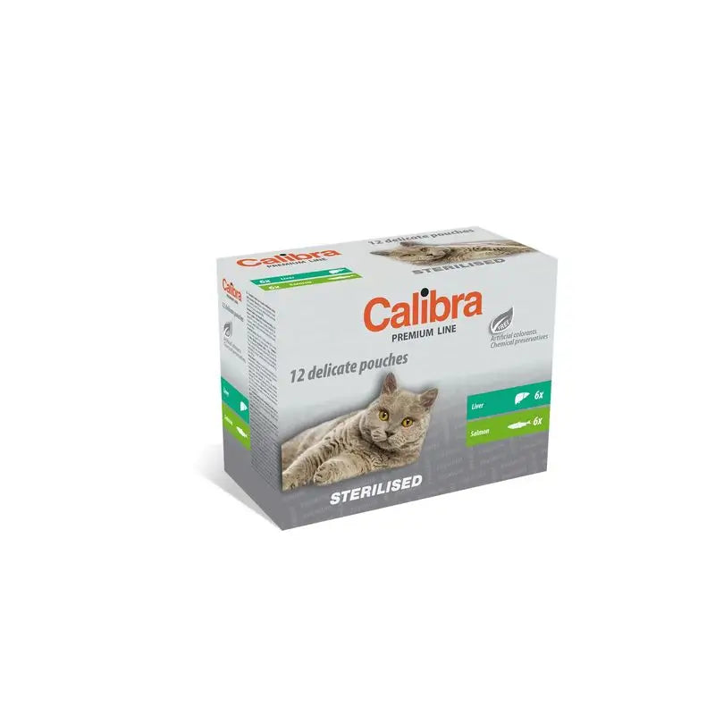 Calibra Cats Sterilised Pouch Multipack 12X100Gr Box