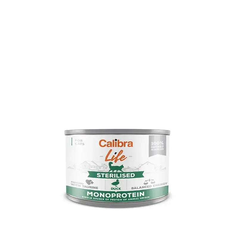 Calibra Cats Life Sterilised Canned Duck 6X200Gr