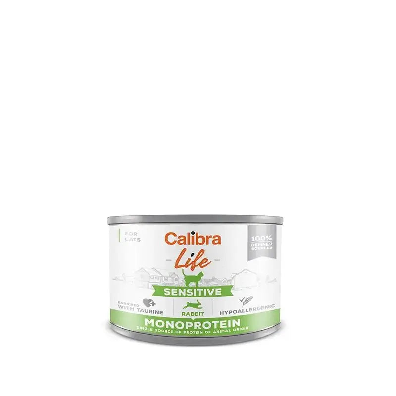 Calibra Cats Life Sensitive Rabbit Tin 6X200Gr