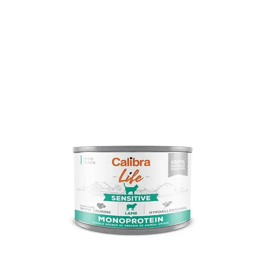 Calibra Cats Life Sensitive Lamb Tin 6X200Gr