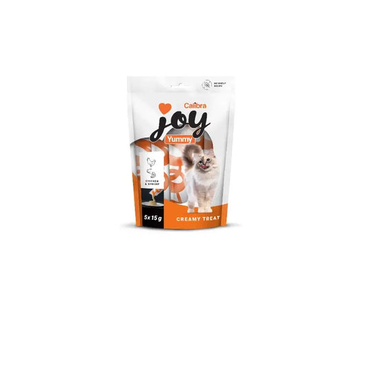 Calibra Joy Cat Yummy Chicken and Prawn Treats, 15 x 75g