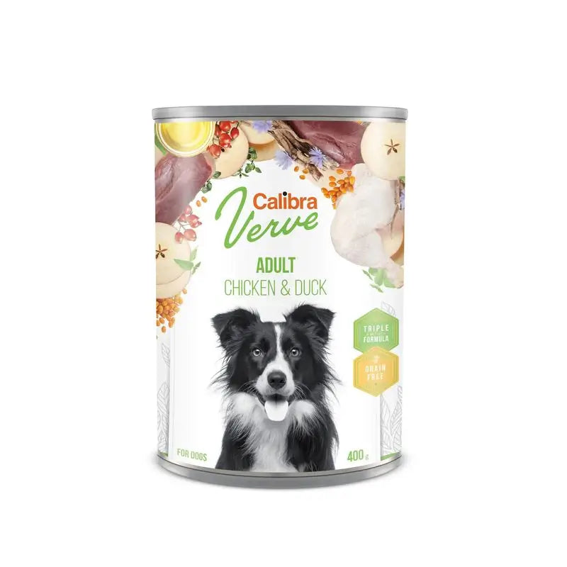 Calibra Dogs Gf Verve Adult Chicken & Duck Box 6X400Gr