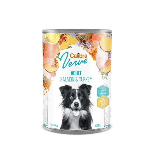 Calibra Dogs Gf Verve Adult Salmon & Turkey Box 6X400Gr