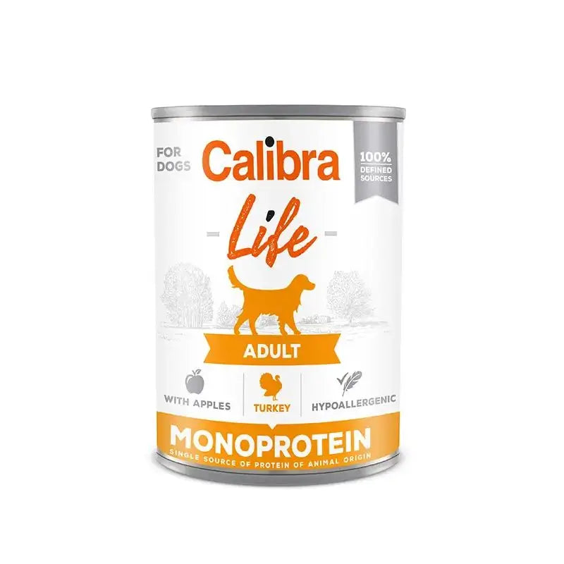 Calibra Dogs Life Adult Canned Turkey With Apples 6X400Gr