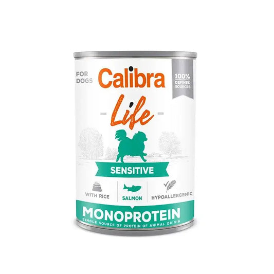 Calibra Dogs Life Can Sensitive Salmon & Rice 6X400Gr