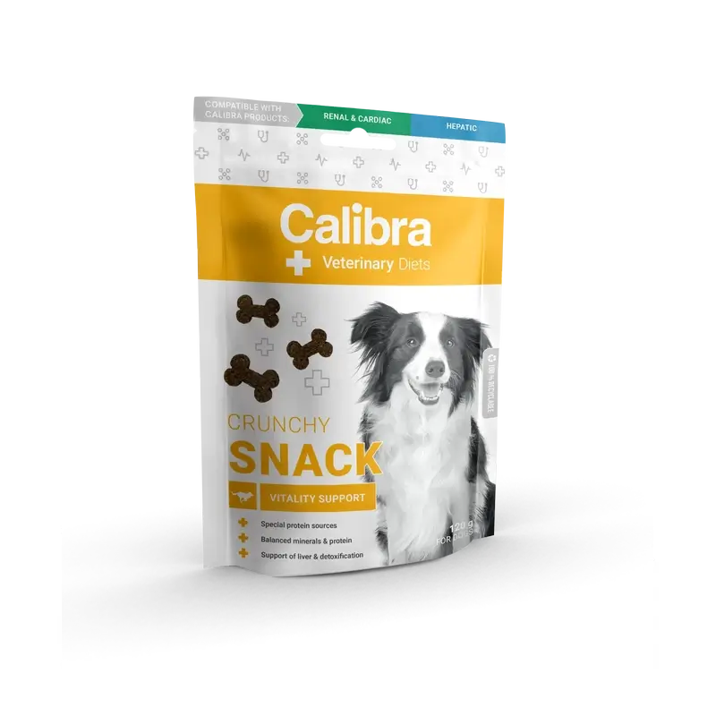 Calibra Vet Diet Dog Crunchy Snack Vitality Support 120G
