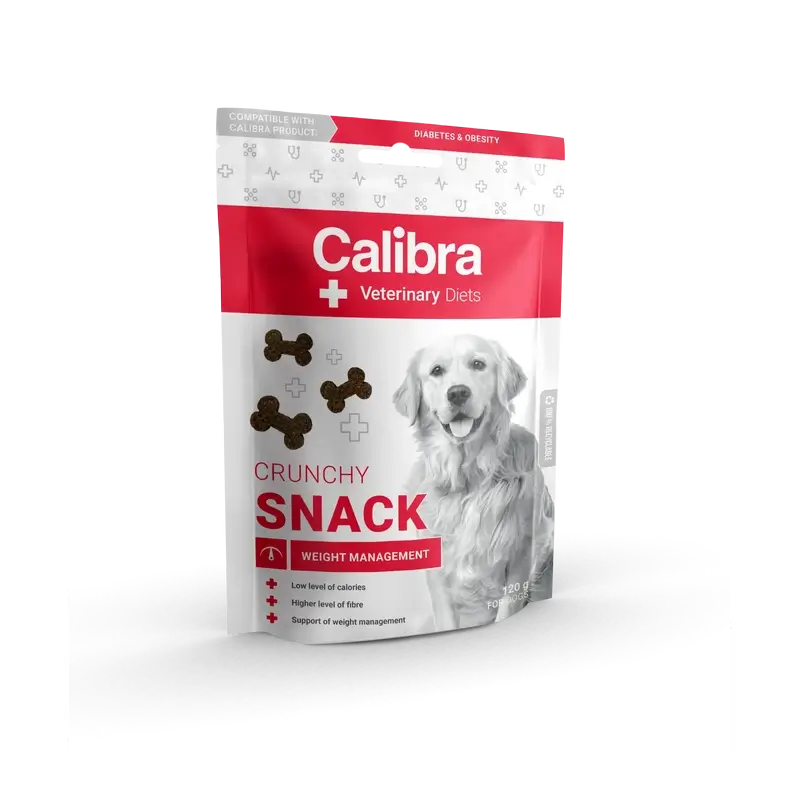 Calibra Vet Diet Dog Crunchy Snack Weight Management 120G