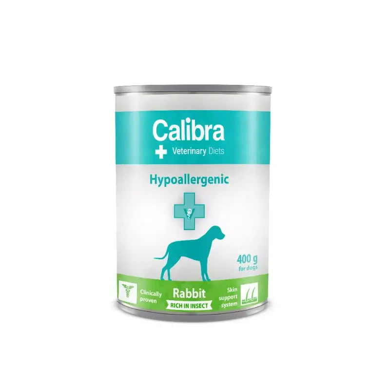 Calibra Vet Diet Dog Hypoallergenic Rabbit Insects Wet Food 6X400Gr