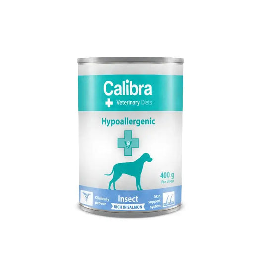 Calibra Vet Diet Dog Hypoallergenic Insects Salmon Wet Food 6X400Gr