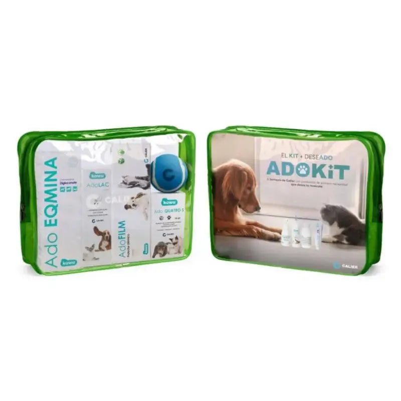 Calier Adokit Green First Aid Kit for Dogs and Cats