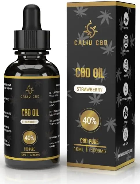 Caliu Pure Cbd Oil 40% 4000Mg Strawberry Cbd 0% Thc, 10 ml