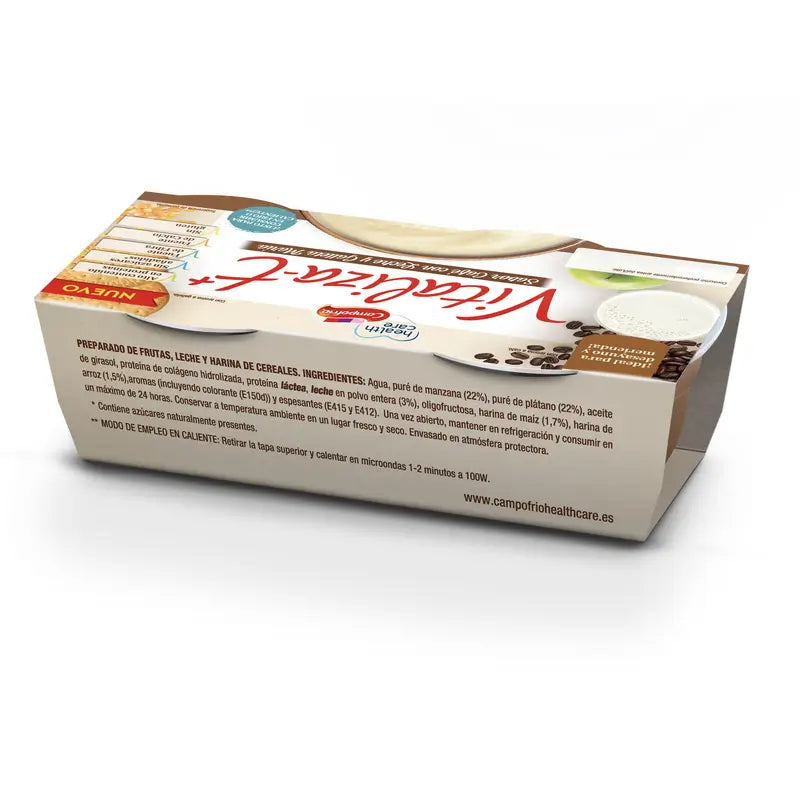 Campofrio Health Care Vitalizat+ Coffee and Biscuits, 6 x 130 g