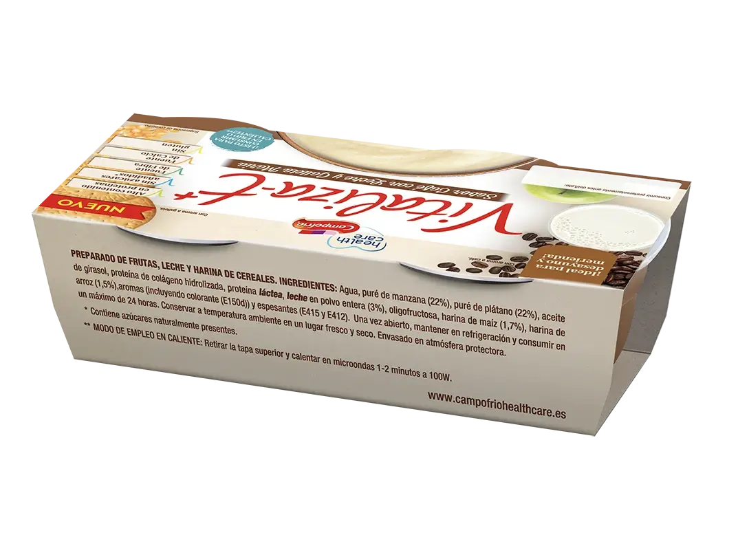 Campofrio Health Care Vitalizat+ Coffee and Biscuits, 6 x 130 g