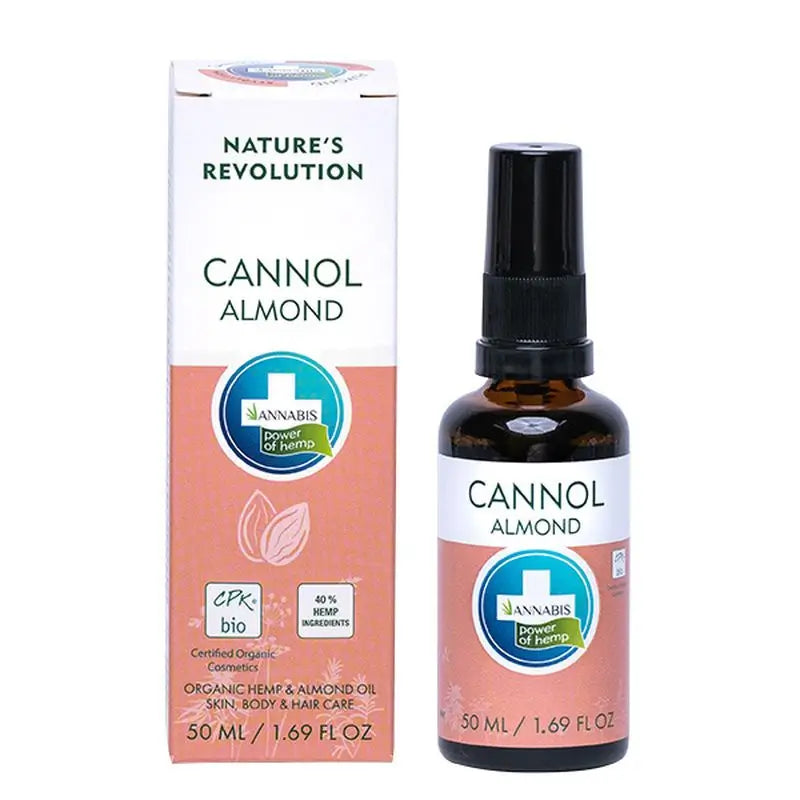 Cannol Almond - Organic Almond & Hemp Oil , 50 ml