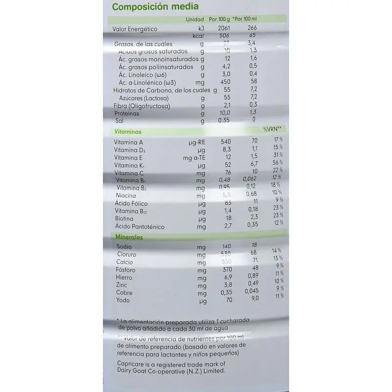 Capricare 3 Growing-Up Milk, Pack 4 X 800 g