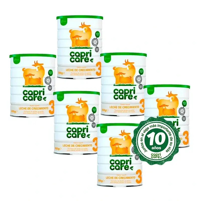 Capricare 3 Growing Up Milk, Pack 6 X 800 Gr