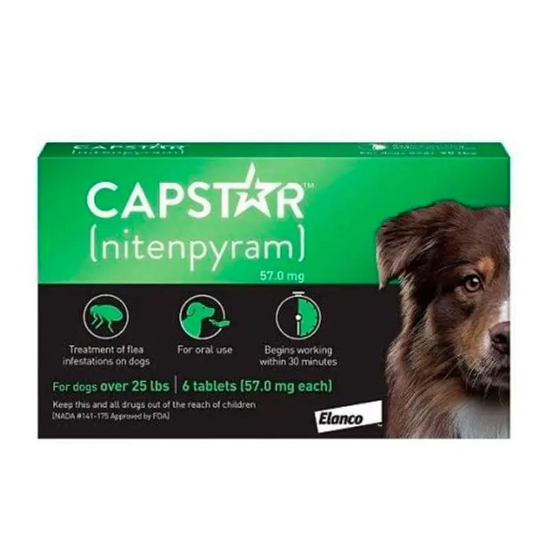 Capstar 57 Mg Dog 11-60Kg, 6 Tablets