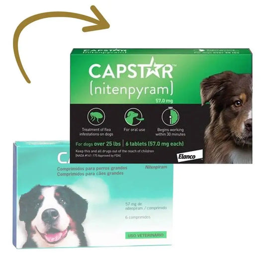 Capstar 57 Mg Dog 11-60Kg, 6 Tablets