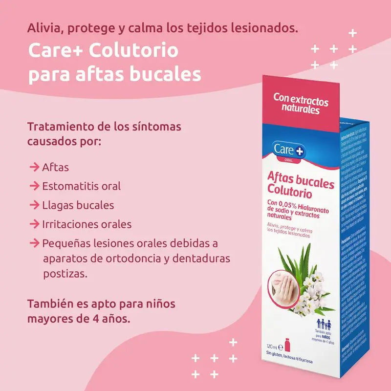 Care+ Aftas Mouthwash, 120 ml