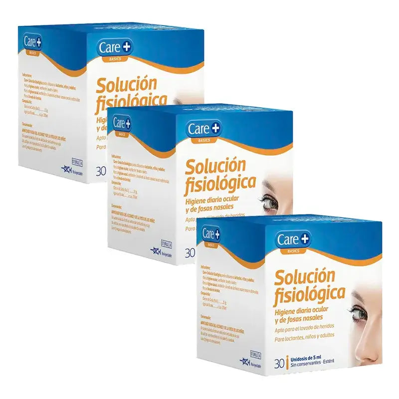 Care+ Physiological Solution 5Ml, Pack 3 x 30 Units