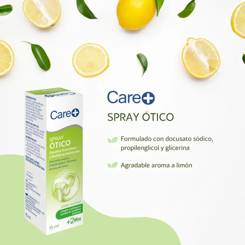 Care+ Ear Cleaning Spray For Adults & Children +2 Years , 15 ml
