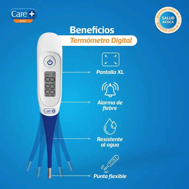 Care+ Digital Thermometer Flexible Tip