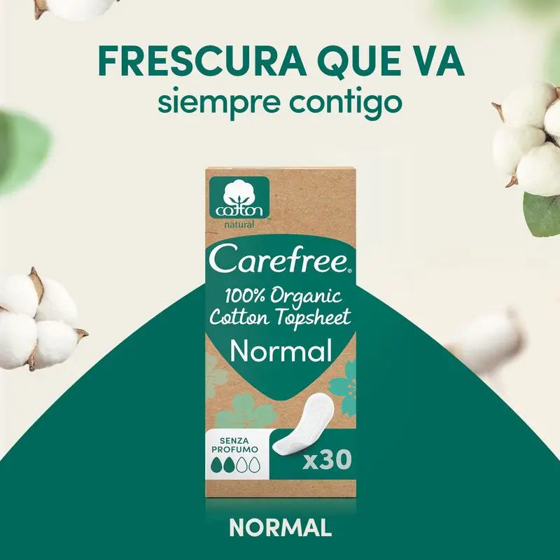 Carefree Plus Organic Cotton 30pcs