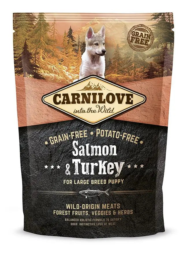 Carnilove Canine Puppy Large Salmon Turkey 1,5Kg dog food