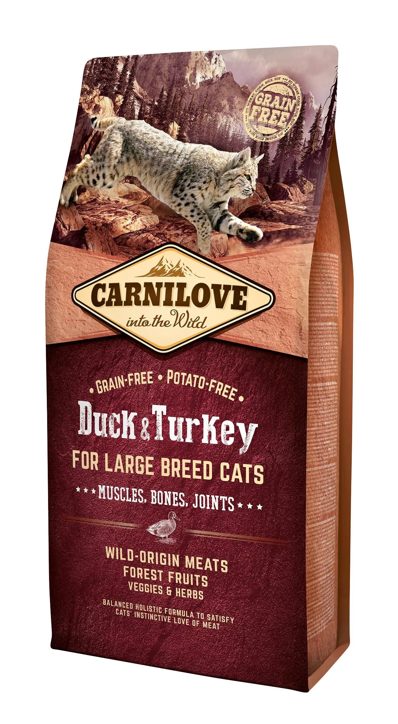 Carnilove Feline Adult Large Duck Turkey 6Kg cat food