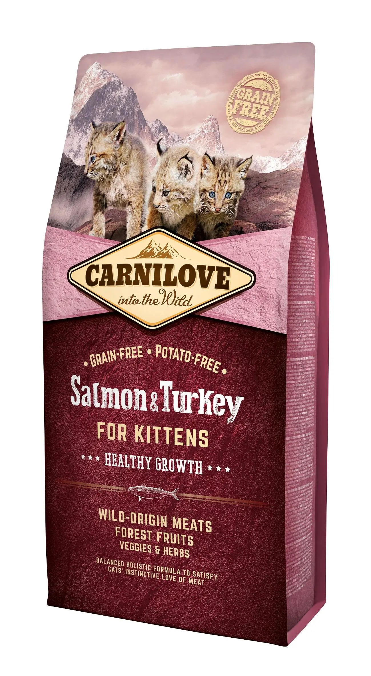 Carnilove Feline Kitten Salmon Turkey 6Kg cat food