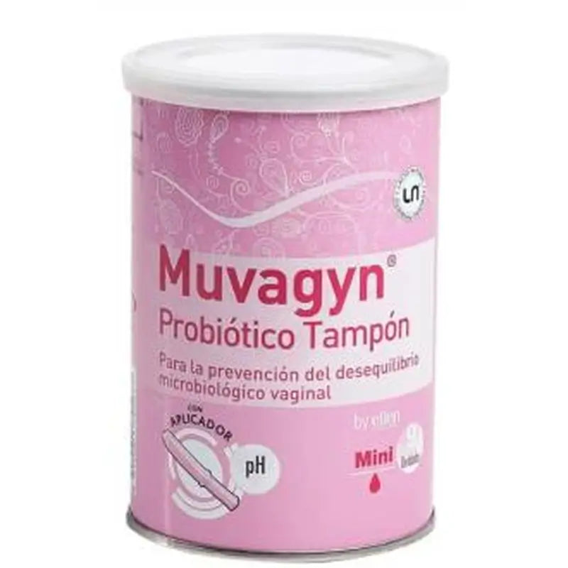 Casen Muvagyn Probiotic Tampon Mini With Applicator 9Ud