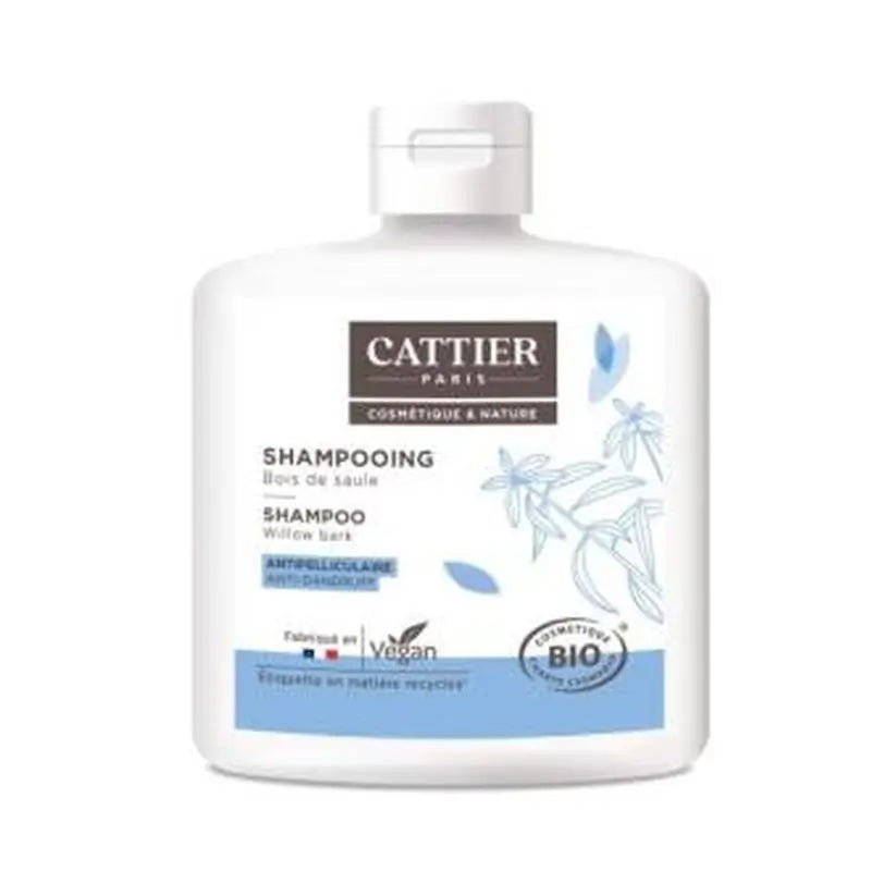 Cattier Anti-Dandruff Shampoo (Willow & Lavender Ac.) 250Ml.