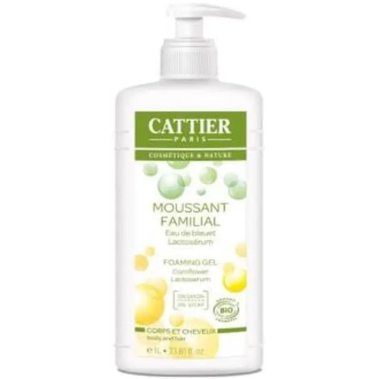 Cattier Family Foaming Bath Gel 1L.