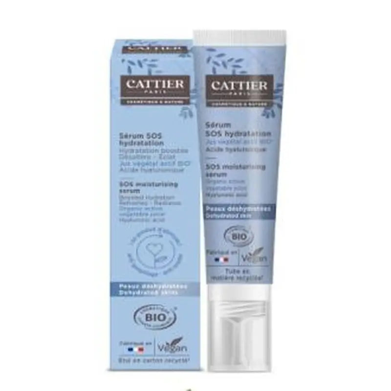 Cattier Sos Moisturising Serum for Face, Neck and Décolleté 30Ml.