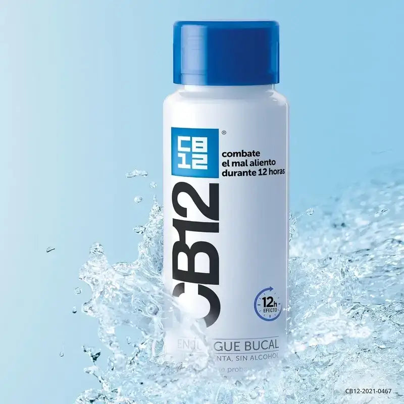 Cb12 Mint Mouthwash Mint Flavoured Halitosis Mouthwash, 2X250 Ml