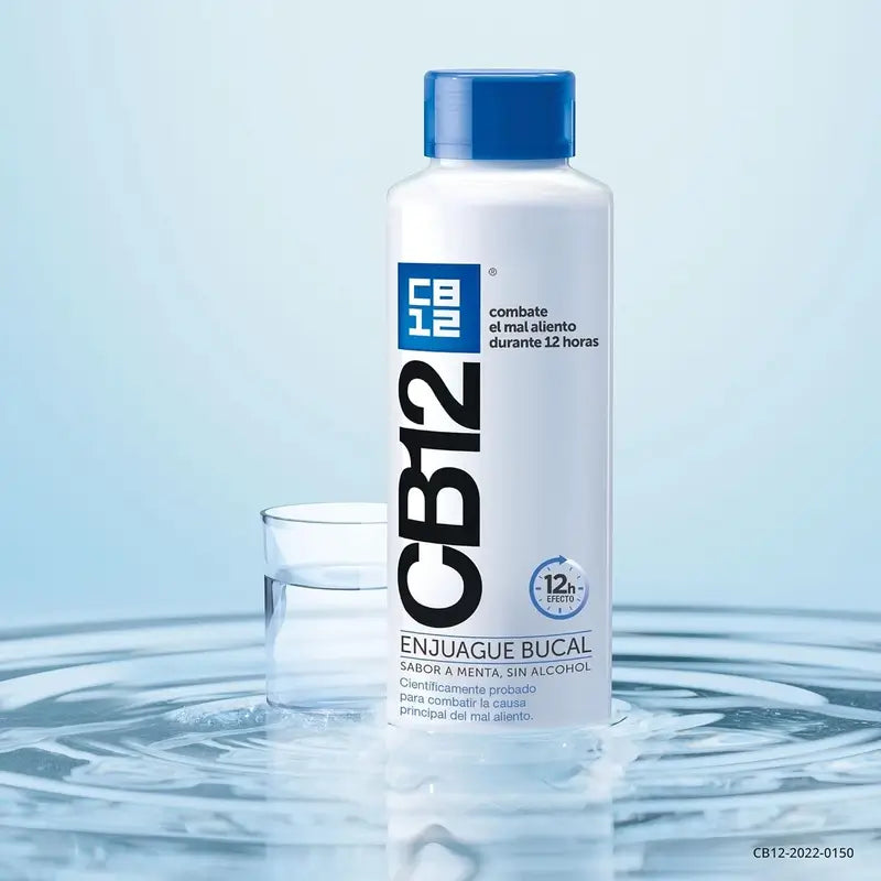 CB12 Mint Mouthwash Mint Flavoured Halitosis Mouthwash, 500 ml
